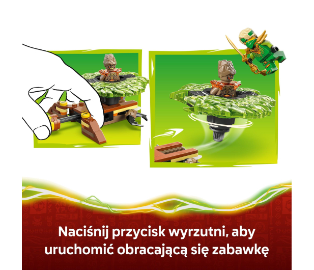 LEGO NINJAGO 71850 Lloyd kontra ziemny potwór na spinnerze - 1473533 - zdjęcie 7